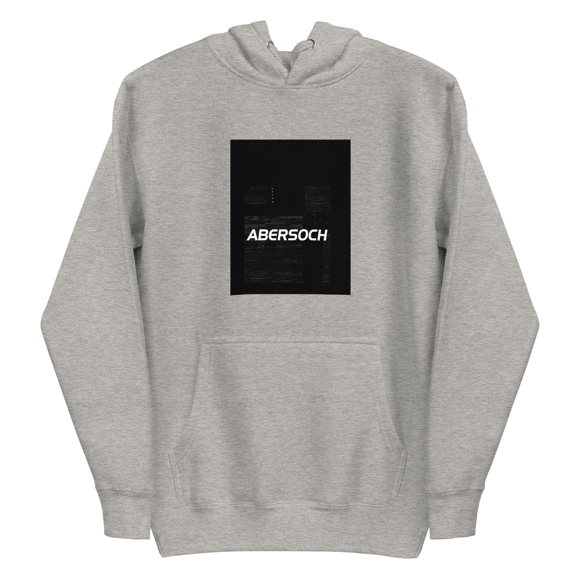 Abersoch Typography Distressed Black Premium Hoodie image 4