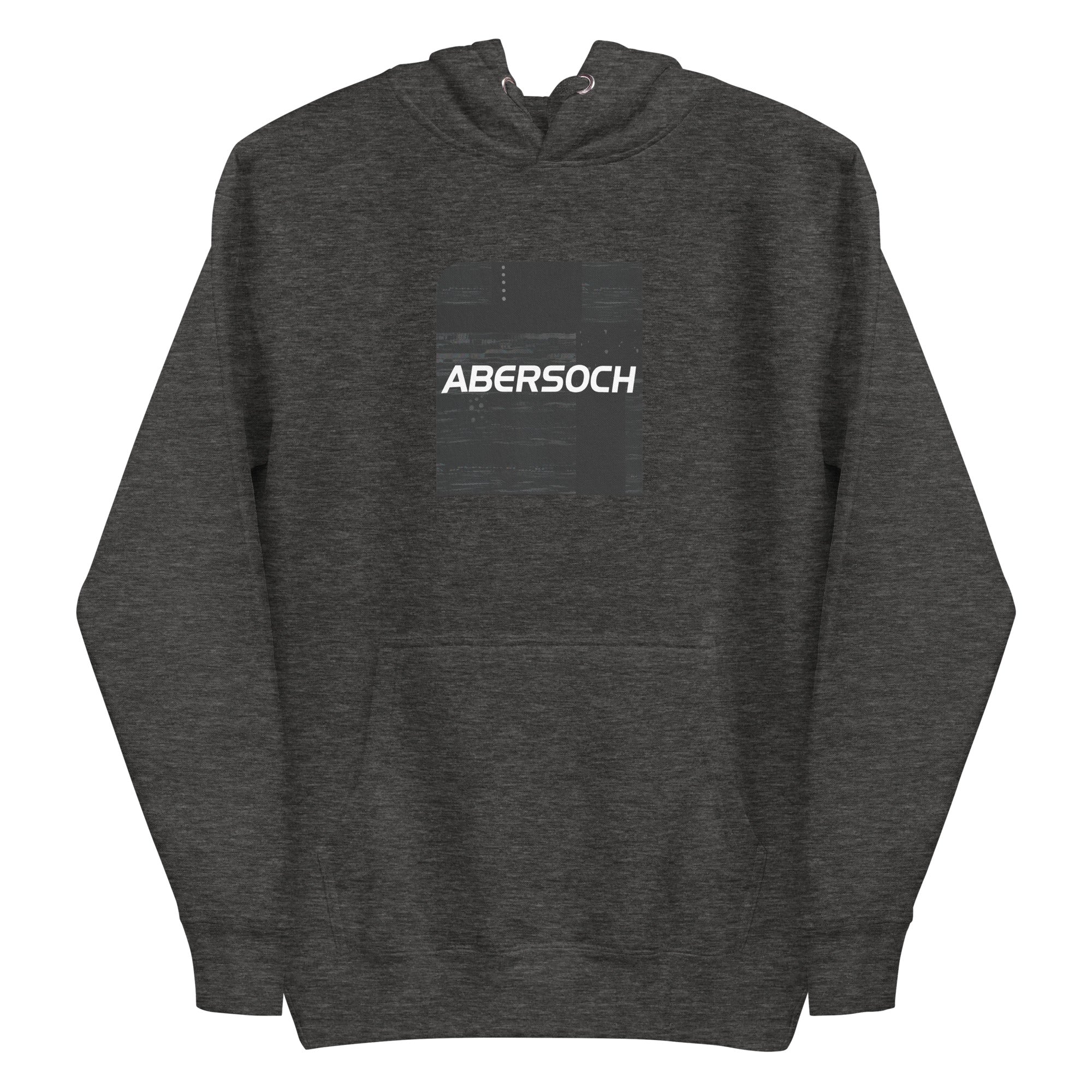 Abersoch Typography Distressed Black Square Premium Hoodie image 4