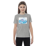 Cute Dolphin Wearing Wreath Flower Organic Cotton Kids T-shirt image 13