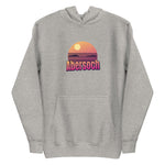 Abersoch Retro Sunset Women Premium Hoodie image 4
