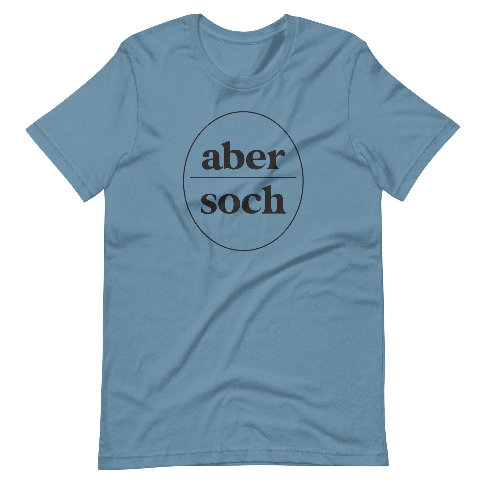 Abersoch Typography Black Circle Staple T-Shirt image 3
