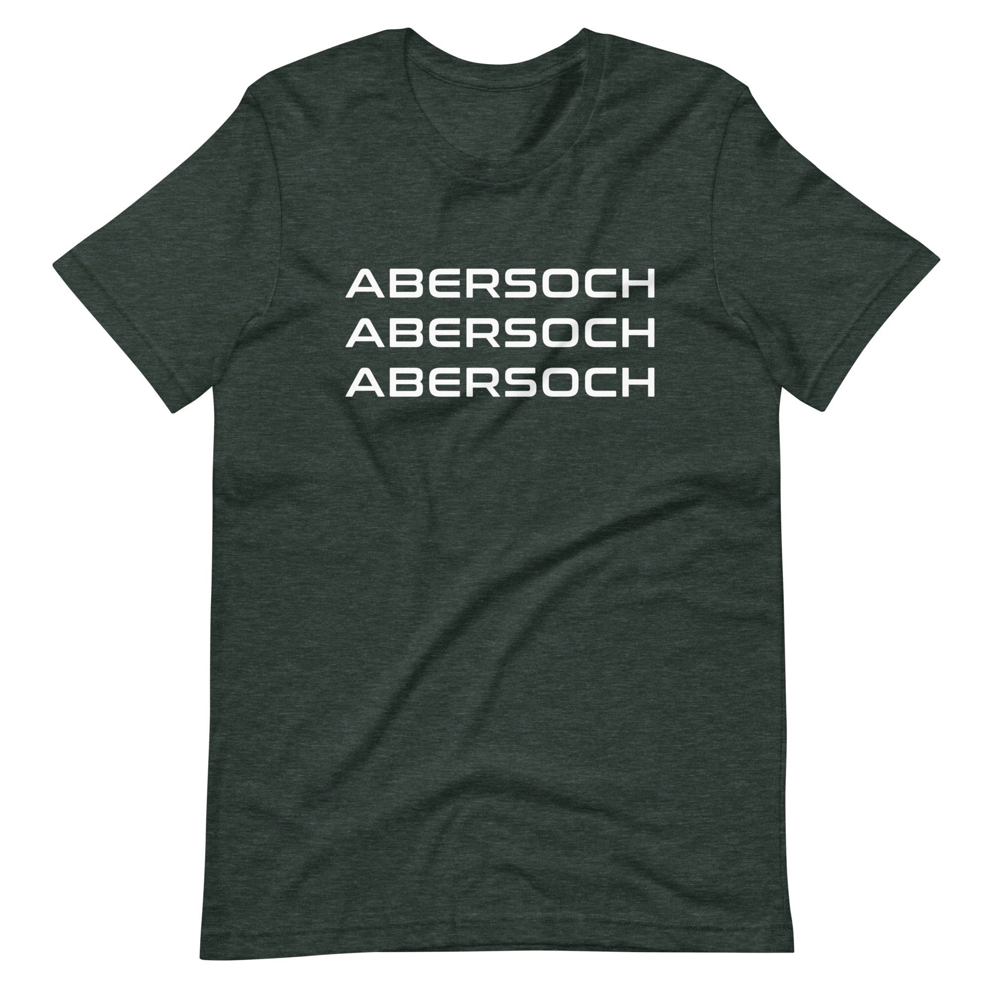 Abersoch Triple Typography White Staple Women T-shirt image 5