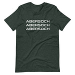 Abersoch Triple Typography White Staple Women T-shirt image 5