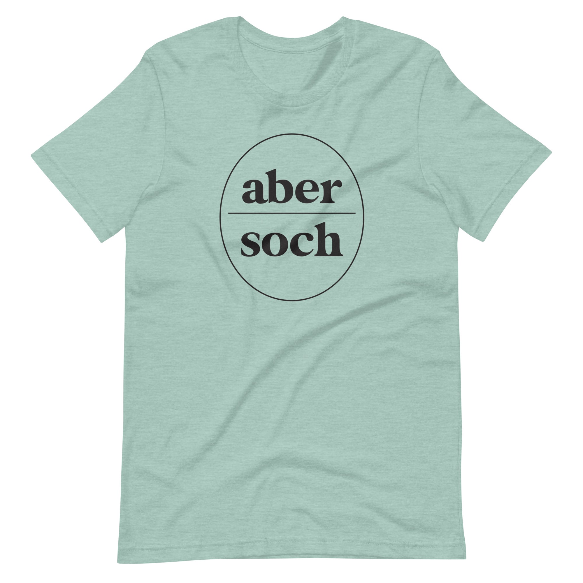 Abersoch Typography Black Circle Staple T-Shirt image 5